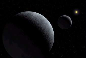 Pluto-Charon system (artist's impression)