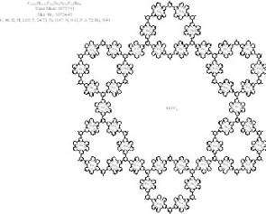 Chemical structure of the fractal molecule. Art by: Courtesy Saw-Wai Hla