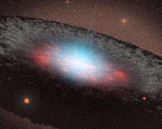 Huge Black Holes Stifle Star Formation