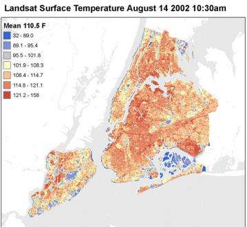 NASA assesses strategies to 'turn off the heat' in New York City