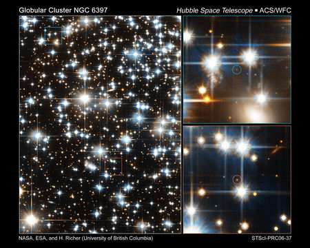 Hubble Sees Faintest Stars in a Globular Cluster