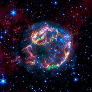Spitzer Peels Back Layers of Star's Explosion