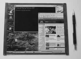 Roll-up laptop screens for truly portable computing