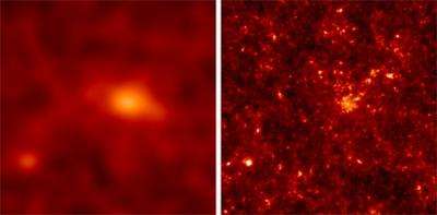 Very high frequency radiation makes dark matter visible
