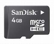 SanDisk Introduces 4GB micro SDHC