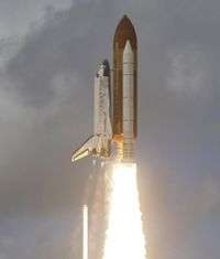 Space Shuttle Discovery Blasts Off