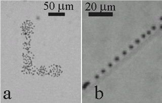 Magnetic particles act as ink in new printer