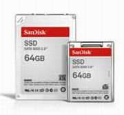 SanDisk Launches 64 Gigabyte Solid State Drives for Notebooks