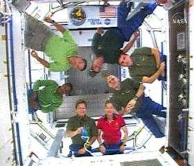 Astronauts enter new module for first time