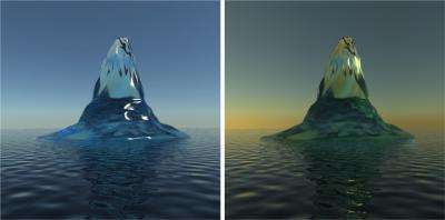 Bottle-Green Icebergs