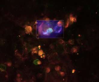 Chandra Peers at Cosmic Super Bubbles