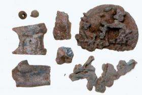 Chunks of Metal from La Isabela Excavation