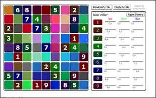 Color sudoku puzzle demonstrates new vision for computing