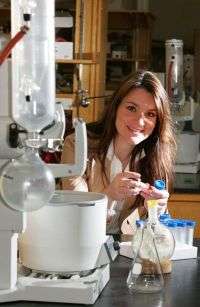 Eva Harth in her laboratory