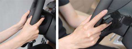 Finger vein authentication technology embedded on the steering wheel
