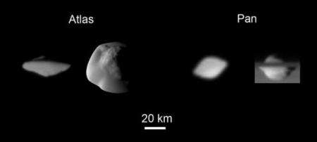 Images of Saturn's Small Moons Tell the Story of Their Origins