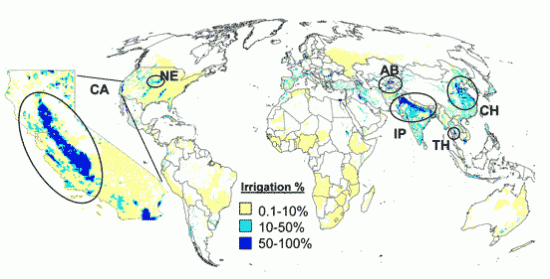 Irrigation may not cool the globe in the future