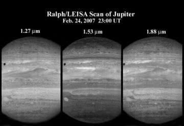LEISA observes Jupiter