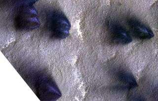 Mars Orbiter Examines 'Lace' and 'Lizard Skin' Terrain