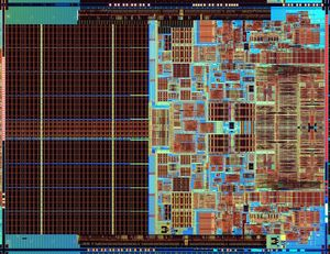 Intel Core 2 Extreme mobile processor die