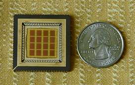 Microchip with Nanosoccer Fields of Play