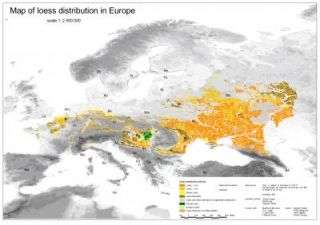 New European loess map
