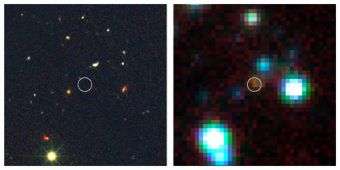 New View of Distant Galaxy Reveals Furious Star Formation