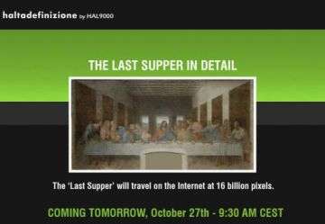 The Last Supper Will Travel The Internet At 16 Billion Pixels