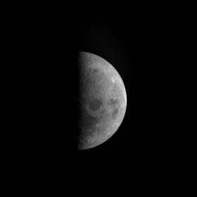 The Moon and Europe -- Rosetta OSIRIS images