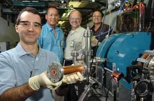 Argonne physicists create landmark accelerator gradient