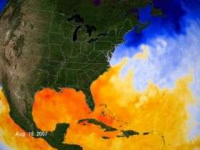 Warm Sea Surface Temps Help Fuel Storms