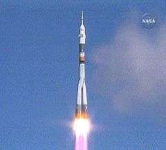 Expedition 18 Crew Launches from Baikonur