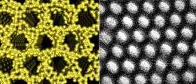 Researchers form metal nanoparticles into porous structures