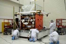 NASA's GLAST satellite gets twin solar panels in prep for launch
