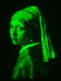A Protein Patterning Reproduction of Johannes Vermeer's 'Girl with a Pearl Earring'