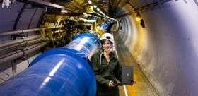 First particles observed in Large Hadron Collider