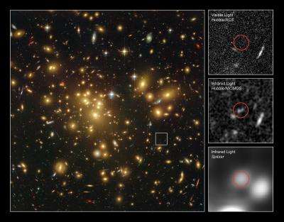 Hubble finds strong contender for galaxy distance record