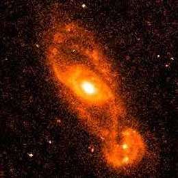 Hubble Space Telescope Spies Galaxy/Black Hole Evolution in Action