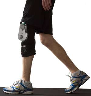 Knee brace generates electricity from walking