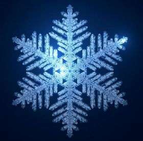Math models snowflakes