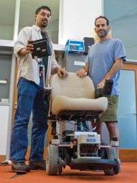 Robot wheelchair finds its own way