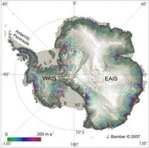 Satelite Image of Ice Loss