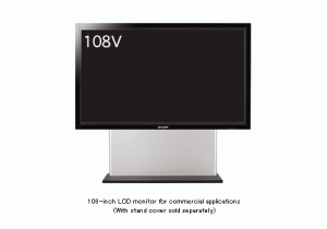 Sharp to Introduce World’s Largest 108-Inch LCD Monitor for Commercial Applications