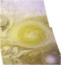 Storn winds blow in Jupiter's Little Red Spot