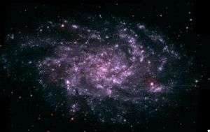 Swift satellite images a galaxy ablaze with starbirth