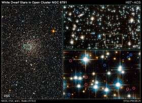 White Dwarf Stars in Open Cluster NGC 6791