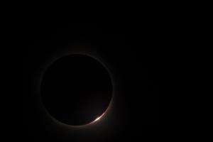 Images of Solar Eclipse as seen by Hinode Satellite