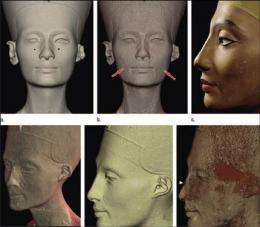 CT scan reveals hidden face under Nefertiti bust (AP)