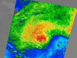 NASA's satellite imagery sees Hilda hit a wall