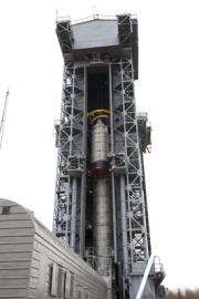 SMOS and Proba-2 installed in launch tower